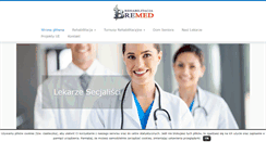 Desktop Screenshot of bremed.com.pl